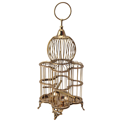 Brass Medium Cage Showpiece KBH05877