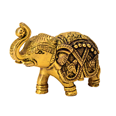 Brass Elephant Animal Figurine KBH05925
