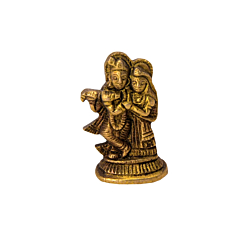Brass Radha Krishna Idol KBH05928
