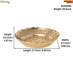Brass Dish for Puja KBH05995