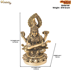 Brass Saraswati Idol KBH06168