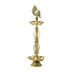 Brass Peacock Divi KBH06361