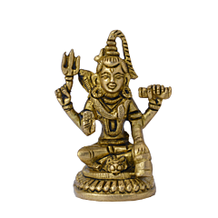 Brass Shankar Statue Idol KBH06425