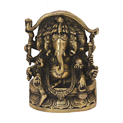 Brass Panchmukhi Ganesh Idol KBH06466