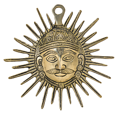 Brass Sun Wall Hanging KBH06502