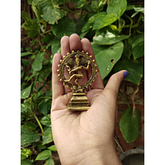 Brass Nataraja Small Statue Idol KBH06596