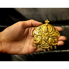 Brass Krishna Pendant KBH06714