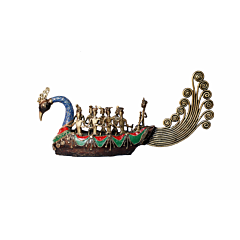Brass Peacock Bastar Art Showpiece KBH06750