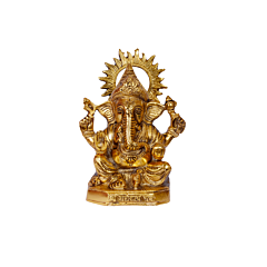 Brass Ganesha Small Statue Idol KBH06770