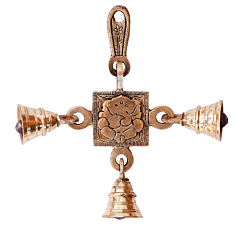 Brass Ganesha Bell Hanging KBH06859