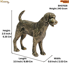 Brass Animal Figurine Dog Showpiece KBH07028