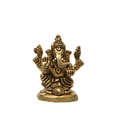 Brass Ganesha Idol KBH07069
