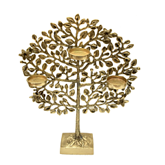 Brass Tree Candle Stand 13 Inch KBH07085