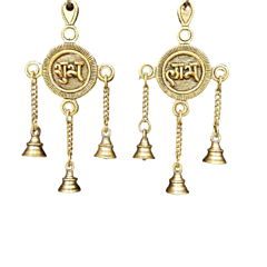 Brass SHUKBH LAKBH Wall Hanging KBH07091