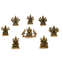 Brass Ashtalakshmi Small Idol BH07113