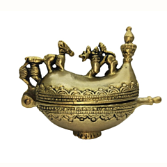Brass Ship Kankavati Sculpture KBH07128