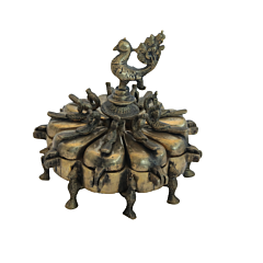 Brass Kankavati Peacock Large KBH07140