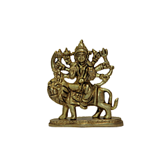 Brass Ambe Maa Statue with Base KBH07181