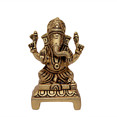 Brass Square Bajath Ganesh KBH07183