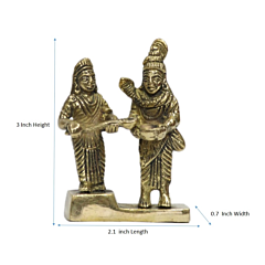 Brass Small Shankar Annapurna Idol KBH07267