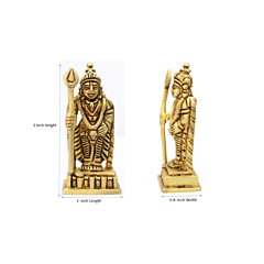 Brass Kartikeya Idol KBH07268
