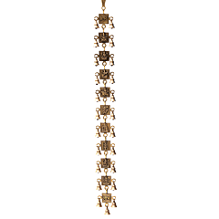Brass Subh Labh Ganesh Laxmi Saraswati Ambe Hanuman Radha Krishna Krishna Kalka Maa Shankar Bell 11 Step BH07275