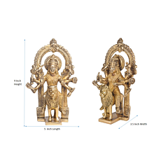 Brass Harsiddhi Maa Statue KBH07283