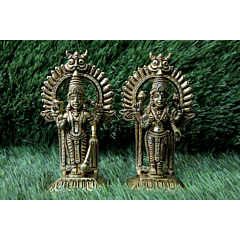 Brass Vishnu Laxmi Idol KBH07298