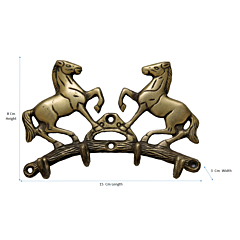 Brass Horse Design Keyholder KBH07306