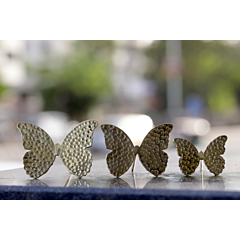 Brass Butterfly Set of 3-BH07325