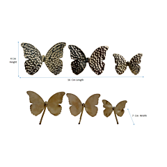 Brass Butterfly 3 Set KBH07325