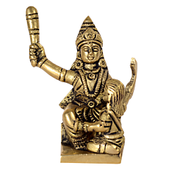Brass BaglaMukhi Maa Idol KBH07342