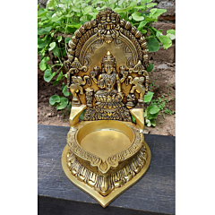 Brass Diya with Laxmi BH07347