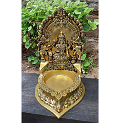 Brass Diya with Jali KBH07348