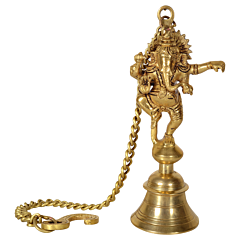 Brass Ganesh Bell Hanging KBH07354