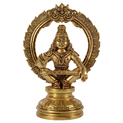 Brass Lord Ayyappa Frame Idol KBH07375