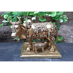 Brass Cow & Calf Idol BH07378