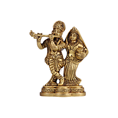 Brass Radha Krishna Idol KBH07392