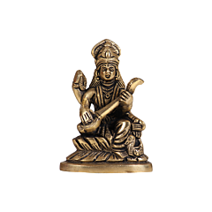 Brass Saraswati Idol KBH07401