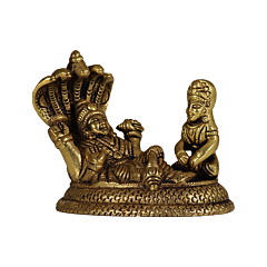 Brass Vishnu Laxmi Sitting on Sheshnag Idol KBH07418