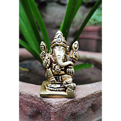 Brass Medium Lord Ganesha Idol KBH07436