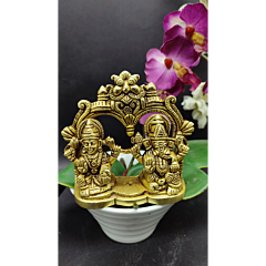 Brass Kaman Laxmi Ganesh Idol KBH07460