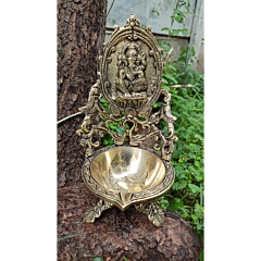 Brass Ganesh Diya KBH07461