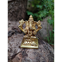 Brass Ganesh Idol KBH07511