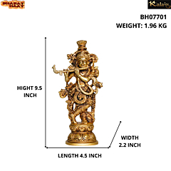 Handcrafted Krishna Divine Idol KBH07701