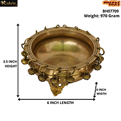 Brass Ghungroo Urli Bowl KBH07709