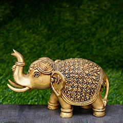 Brass Elephant Idol KBH07770