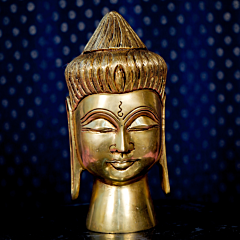 Brass Buddha Face KBH07774