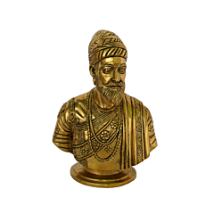 Brass Chhatrapati Shivaji Maharaj Idol KBH07938