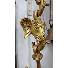 Brass Ganesh Design Jhula Chain KBH08031